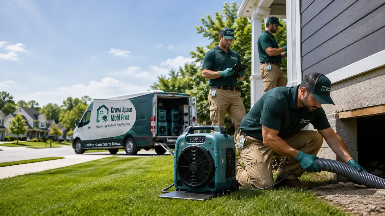 Crawl Space Mold Removal in Walpole, MA